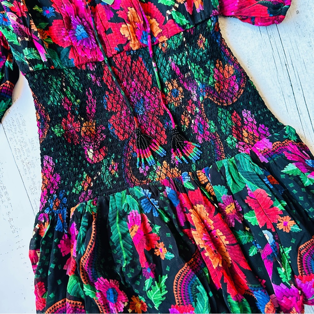 NWT Farm Rio Dress Multicolor Size Small - Picture 3 of 11